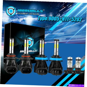 USwbhCg GMC Sierra 1500 2500 3500 -6000K LEDwbhCg[tHOdLbg For GMC Sierra 1500 2500 3500 -6000K LED Headlights High Low Fog Light Bulbs Kit