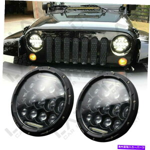 USwbhCg 2pc 7 ''W[vO[JX^X|[cA}n[hX^[pLEDwbhCg 2PC 7'' LED Headlight For Jeep Wrangler Custom Unlimited Sport, Yamaha Road Star