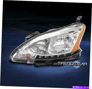 USwbhCg 2014N2014N2015NSentra LED̃o[̌wbhCgvChrome Driver For 2013 2014 2015 Sentra LED Bar Replacement Headlight Lamp Chrome Driver Left