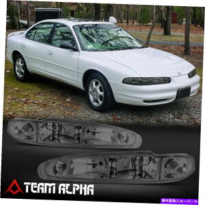 USwbhCg tBbc1998-2002 oldsmobile intigue [Chrome / Smoke]NX^R[i[wbhCgv Fits 1998-2002 Oldsmobile Intrigue [Chrome/Smoke] Crystal Corner Headlight Lamp