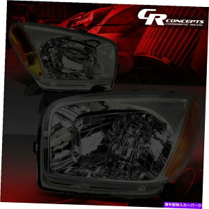 USwbhCg 2001-2003̂߂̃yAX[NnEWOߑwbhCgvg^RAV4 XA20 PAIR SMOKED HOUSING AMBER SIDE HEADLIGHT LAMPS FOR 2001-2003 TOYOTA RAV4 XA20