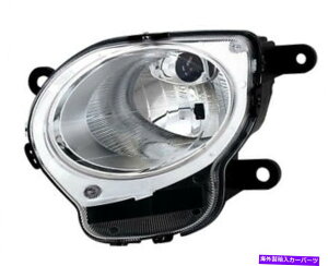 USwbhCg Ԃ̑sH1nQƃtBAbg500̍̃wbhCg left side headlight for FIAT 500 with daytime running lights H1 HALOGEN