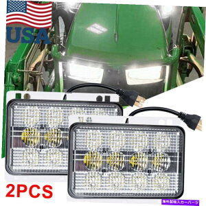 USwbhCg WDeere 6JV[Ŷ߂2s[XLEDtgt[hCg60W 3500LMF6140JA6155J 2pcs LED Front Hood Light 60W 3500LM For John Deere 6J Series: 6140J, 6155J