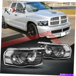 USwbhCg 02-05 Dodge RAM 1500 2500̂߂̍/NAR[i[OEX^C̃wbhCgv Black/Clear Corner OE Style Headlight Lamps for 02-05 Dodge Ram 1500 2500 3500