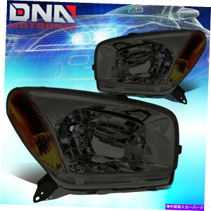 USwbhCg 01-03g^RAV4X[NnEWOAo[R[i[wbhCg/v̎ւ FOR 01-03 TOYOTA RAV4 SMOKED HOUSING AMBER CORNER HEADLIGHTS/LAMP REPLACEMENT