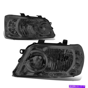 USwbhCg tBbg04-06g^nC_[X[NnEWONAR[i[hCrOwbhCg/v Fit 04-06 Toyota Highlander Smoked Housing Clear Corner Driving Headlight/Lamps