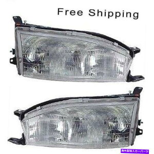 USwbhCg nQwbhvAZuAJrh2 LHRHTChtBbgg^J Halogen Head Lamp Assembly USA Built Set of 2 LH & RH Side Fits Toyota Camry