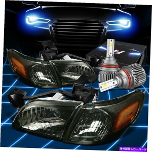 USwbhCg FIT 1997-2005V{[x`[/VGbgwbhCgvW / LEDXX^CX[N Fit 1997-2005 Chevy Venture/Silhouette Headlight Lamps W/LED Slim Style Smoked
