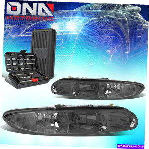 USwbhCg 1999N2004NoldsmobileAX[LOnEWONAVOiwbhCgv+c[ FOR 1999-2004 OLDSMOBILE ALERO SMOKED HOUSING CLEAR SIGNAL HEADLIGHT LAMPS+TOOLS