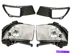 US�w�b�h���C�g �t�H�O�����v�����v�A�Z���u��+�t�H�O�����v�J�o�[L R 4 P 1 Set 12�L�A�t�H���e5D Fog Lights Lamp Assembly + Fog lamp Cover L R 4P 1Set For 12 Kia Forte 5d