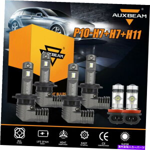 USwbhCg AuxBeam H7 + H7 + H11 LEDwbhCgtHOLbg6 328I 325XI 330XI 2002-06̂߂6d AUXBEAM H7+H7+H11 LED Headlight Fog Kit 6 Bulbs For BMW 328i 325xi 330xi 2002-06