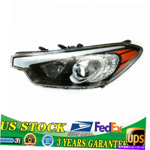 US�w�b�h���C�g 2014-2016 Kia Forte Forte5 Halogen�w�b�h���C�gW / O LED�|�W�V�����h���C�o�[��LH For 2014-2016 KIA Forte Forte5 Halogen Headlight W/O LED Position Driver Left LH�y���s�A���i�z