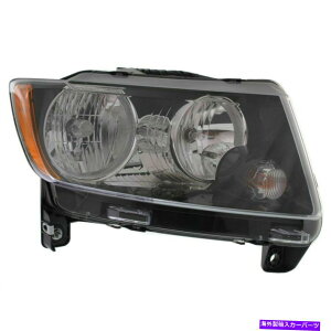 US�w�b�h���C�g �u���b�N�g�������t���Ă���RH�T�C�h�n���Q���w�b�h�����v�A�Z���u��JEEP�R���p�XCH2503246 RH SIDE HALOGEN HEAD LAMP ASSEMBLY WITH BLACK TRIM FITS JEEP COMPASS CH2503246�y���s�A���i�z