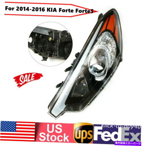 US�w�b�h���C�g 2014-2016 Kia Forte Forte5 Halogen�w�b�h���C�gW / O LED�|�W�V�����h���C�o�[���c���܂��� For 2014-2016 KIA Forte Forte5 Halogen Headlight W/O LED Position Driver Left�y���s�A���i�z