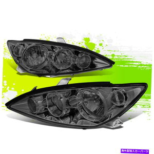 USヘッドライト トヨタカムリXV30 05-06スモーククリアL + Rのファクトリースタイルハロゲンヘッドライト Factory Style Halogen Headlights for Toyota Camry XV30 05-06 Smoked Clear L+R