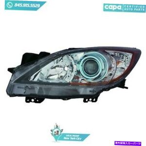 US�w�b�h���C�g �n���̃s�b�N�A�b�v�n���Q���w�b�h���C�g���t�B�b�g�}�c�_3 2012-2013 MA2518143C�J�[�p Local Pickup Halogen Head Light Left Fits Mazda 3 2012-2013 MA2518143C Capa