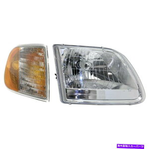 USwbhCg F150gbN̏qF75Z13200ACA3L3Z13008GÂ߂̎CgLbgE Auto Light Kit Right Hand Side for F150 Truck Passenger F75Z13200AC, 3L3Z13008GA