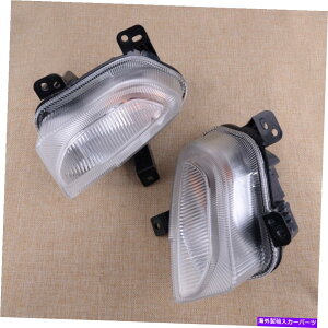 US�w�b�h���C�g L + R LED���Ԃ̃����j���O�^�[���V�O�i���t�H�O���C�g�t�B�b�g�W�[�v���j�[�W�f�[�h15-18���� L+R LED Daytime Running Turn Signal Fog Light Fit for Jeep Renegade 15-18 Decor�y���s�A���i�z