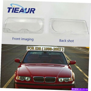 USwbhCg BMW 7V[YE38 1998-2002p1΂̃wbhCgYJo[vVF[hVF One Pair Headlight Lens Cover Lampshade Shell For BMW 7 Series E38 1998-2002