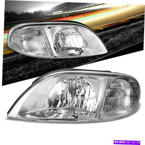 USwbhCg NnEWO/NAYOEtN^[wbhCg99-03tH[hSTAR 3.0L Chrome Housing/Clear Lens OE Reflector Headlight For 99-03 Ford Windstar 3.0L