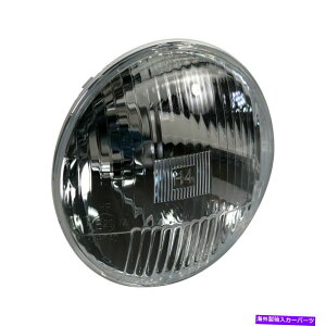 US�w�b�h���C�g �f���^���C�g5 3/4 ���E���h�n�C�r�[���N���[���t�@�N�g���[�X�^�C���R���|�W�b�g�w�b�h���C�g Delta Lights 5 3/4 Round High Beam Chrome Factory Style Composite Headlights