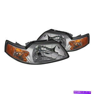 USwbhCg tH[h}X^O99-04 Lumen 87-1001142N/X[Nt@Ng[X^C̃wbhCg For Ford Mustang 99-04 Lumen 87-1001142 Chrome/Smoke Factory Style Headlights