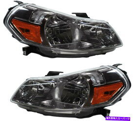 USヘッドライト Halogenヘッドライトヘッドランプ（CAPA）新しいペアは2007-2013 Suzuki SX4 Halogen Headlights Headlamps (CAPA) NEW Pair Set For 2007-2013 Suzuki SX4