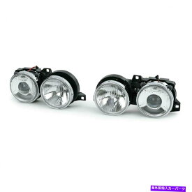 USヘッドライト クリアプロジェクターハロゲンヘッドライトヘッドランプE30 3シリーズ10 / 1987-2 / 1993 CLEAR PROJECTOR HALOGEN HEADLIGHTS HEADLAMPS for BMW E30 3 SERIES 10/1987-2/1993