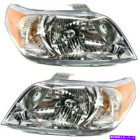 USヘッドライト Headlight 2010-2011 Chevrolet Aveo5の左右にセット Headlight Set For 2010-2011 Chevrolet Aveo5 Left and Right With Bulb 2Pc