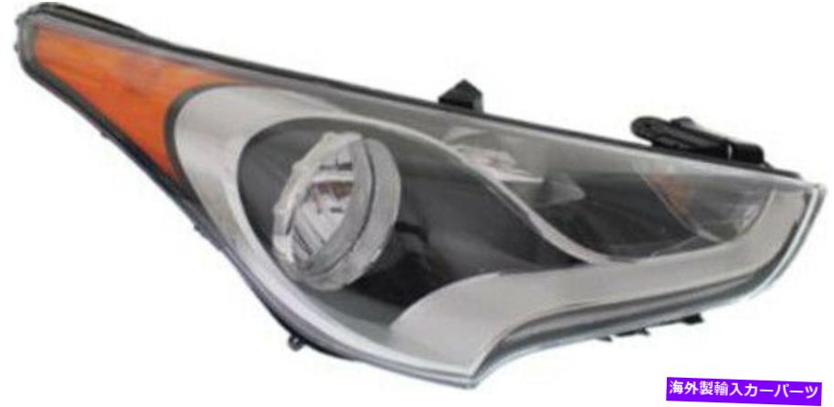 高評価！USヘッドライト 12-17 Hyundai Velosterのための右助手席側ヘッドライトヘッドランプ Right Passenger Side Headlight Head Lamp for 12-17 Hyundai Veloster