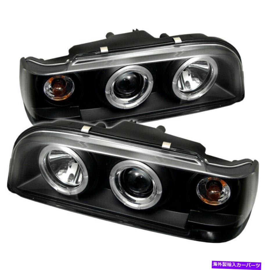 USヘッドライト Spyder Auto 5012289 LED Haloプロジェクターヘッドライトブラック クリア Spyder Auto 5012289 LED Halo Projector Headlights Black Clear