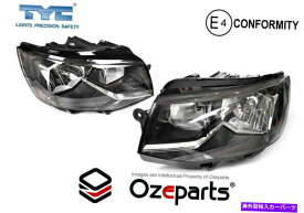 USヘッドライト VWフォルクスワーゲントランスポーター/カラベルT6 15~20用ペアLH + RHヘッドライトランプ Pair LH+RH Head Light Lamp For VW Volkswagen Transporter / Caravelle T6 15~20