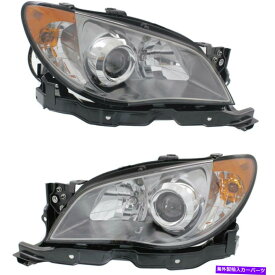 USヘッドライト Subaru Imperzaペアドライバと助手席側Capaのヘッドライト Headlight For 2006 Subaru Impreza Pair Driver and Passenger Side CAPA