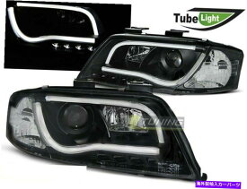 USヘッドライト ヘッドライトLED LTIライトチューブAudi A6 C5 4B FL 01-04ブラックFreeship US LP Headlights LED LTI LIGHT TUBE Inside AUDI A6 C5 4B FL 01-04 Black FreeShip US LP