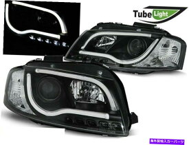 USヘッドライト ヘッドライトLED LETライトチューブAudi A3 8P 03-08ブラックWW Freeship US L Headlights LED LTI LIGHT TUBE Inside for AUDI A3 8P 03-08 Black WW FreeShip US L