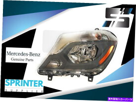 USヘッドライト 本物のメルセデススプリンター貨物ライナードライバーサイドヘッドライト2014 - 2018 Genuine Mercedes Sprinter Freight liner Driver Side Head Light 2014 - 2018