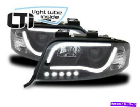 USヘッドライト Audi A6 4B C5 Fefeliftのための黒仕上げの範囲のLEDのヘッドライトの中のライトチューブ Light Tube Inside LED Headlights in Black finish fit for Audi A6 4B C5 Facelift