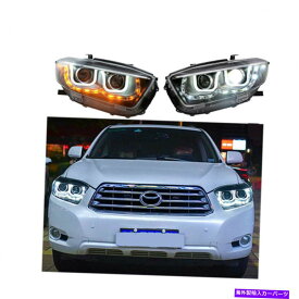 USヘッドライト トヨタハイランダのヘッドライトアセンブリ08-10 HIDキセノンビームプロジェクターLED DRL Headlight Assembly For Toyota Highlander 08-10 HID Xenon Beam Projector LED DRL