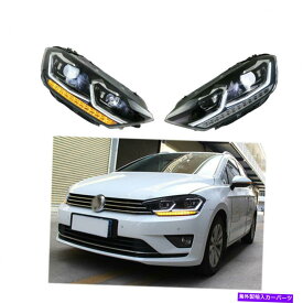 USヘッドライト VW Sportsvan 2016-2018 HIDキセノンビームプロジェクターLED DRLのヘッドライトアセンブリ Headlight Assembly For VW Sportsvan 2016-2018 HID Xenon Beam Projector LED DRL