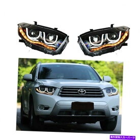 USヘッドライト トヨタハイランダのヘッドライトアセンブリ08-10 HIDキセノンビームプロジェクターLED DRL Headlight Assembly For Toyota Highlander 08-10 HID Xenon Beam Projector LED DRL