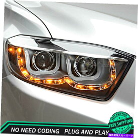 USヘッドライト トヨタハイランダヘッドライトアセンブリー08-10 HIDキセノンビームプロジェクターLED DRL For Toyota Highlander Headlight Assemblies08-10 HID Xenon Beam Projector LED DRL