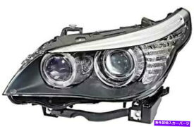USヘッドライト HELLA BI-Xenonヘッドライトフロントランプ右フィットBMW E61 E60 2007- LCI HELLA Bi-Xenon Headlight Front Lamp Right Fits BMW E61 E60 2007- LCI