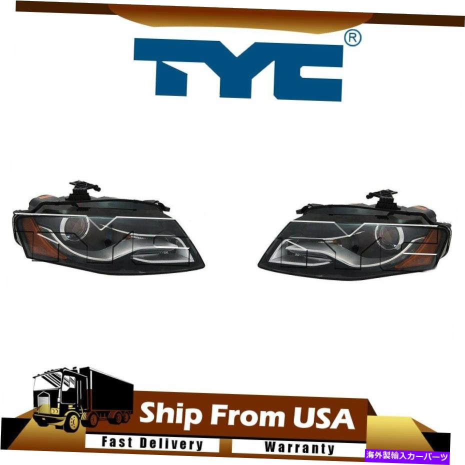 USヘッドライト TYC左ヘッドライトヘッドランプアセンブリキットAUDI A4 2009-2011 TYC Left Right Headlight Headlamp Assembly Kit For Audi A4 2009-2011