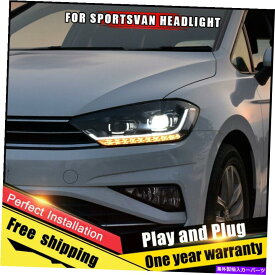 USヘッドライト VW Sportsvan 2016-2018のためのHIDヘッドライトアセンブリBi-XenonビームLEDダイナミックなターン HID Headlight assembly For VW Sportsvan 2016-2018 Bi-Xenon Beam LED Dynamic Turn