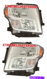 USヘッドライト 金曜日のタイタンXD 2016 2017 HeadlightsヘッドライトフロントランプW /電球ペア FITS NISSAN TITAN XD 2016 2017 HEADLIGHTS HEAD LIGHTS FRONT LAMPS W/BULBS PAIR