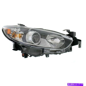 USwbhCg 2014-2017 Mazda 6̂߂̃wbhCgƃouƃC[n[lX Headlight For 2014-2017 Mazda 6 Right With Bulb and Wiring Harness