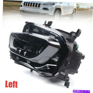 US�w�b�h���C�g 2014-2018 Jeep Cherokee [Halogen�^�C�v]�v���W�F�N�^�[�u���b�N�w�b�h���C�g�h���C�o���c���Ă��܂� For 2014-2018 JEEP Cherokee [Halogen Type] Projector Black Headlight Driver Left�y���s�A���i�z