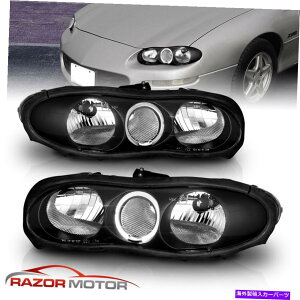 USwbhCg [LED HALO] 1998 1999 2000 2002 2002V{[J}LEDn[ubNwbhCg [LED Halo] 1998 1999 2000 2001 2002 Chevrolet Camaro LED Halo Black Headlights