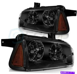 USwbhCg Dodge Charger 2006-2010p̃wbhCgPower LEDwbhvAZuZbg1yA Headlights For Dodge Charger 2006-2010 Power LED Headlamps Assembly Set One Pair