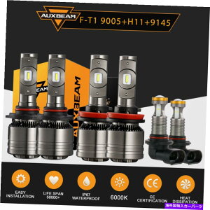 USwbhCg 2016-2018 RAM 1500 2500 3500 LEDwbhCgHi / LO +tHOd̂߂Auxbeam AUXBEAM For 2016-2018 RAM 1500 2500 3500 LED Headlight Hi/Lo + Fog Light Bulbs